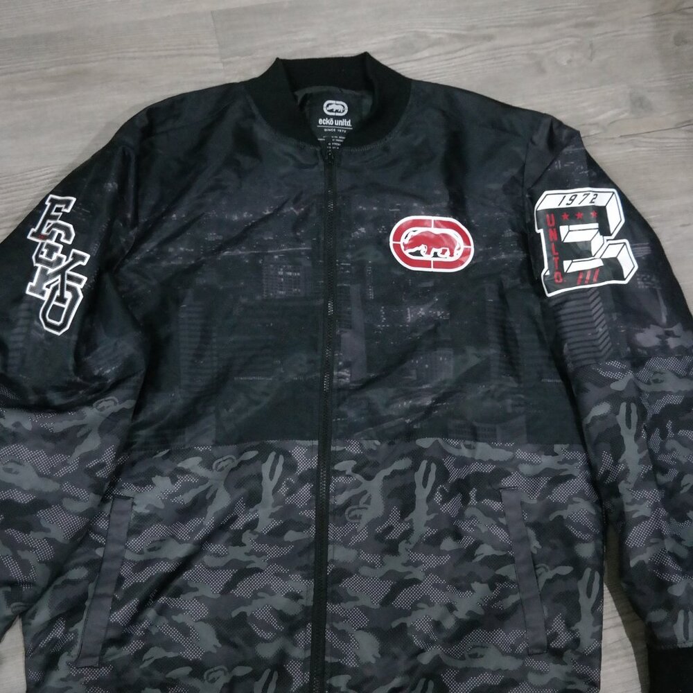 Mens Full Zip Light Jacket Skyline